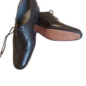 کفش مردانه چرمی دست دوز قهوه ایی هشت ترک Ls582714